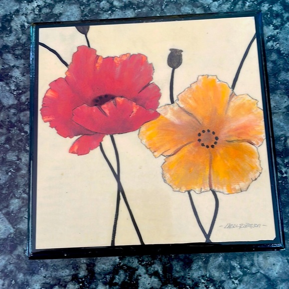 Awaited Blooms I & Il by Carol Robinson art plaques - Picture 2 of 4